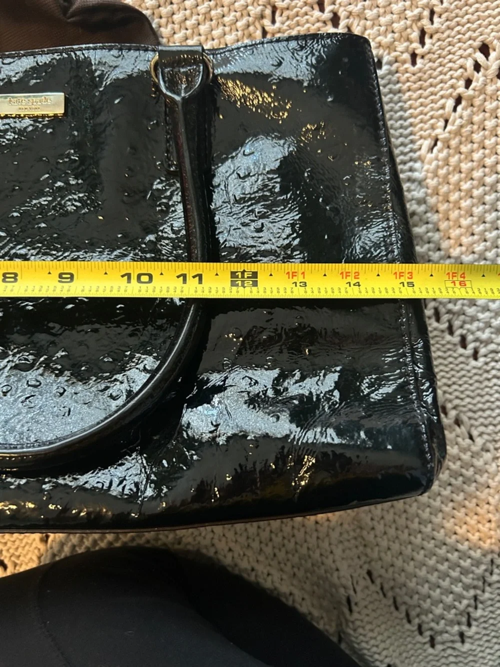Kate Spade black Patent Leather Handbag